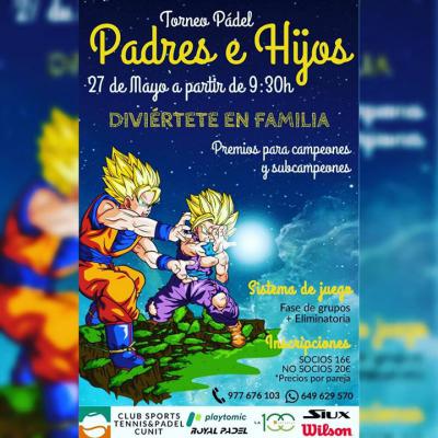 poster del torneo TORNEO PADRES e HIJOS