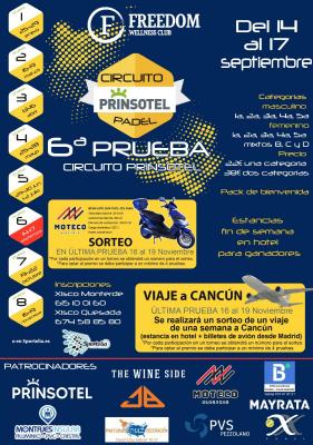 poster del torneo VI PRUEBA CIRCUITO PRINSOTEL