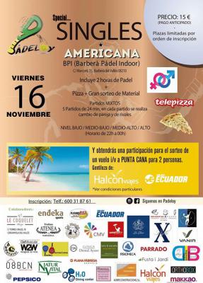 poster del torneo AMERICANA  SINGLES