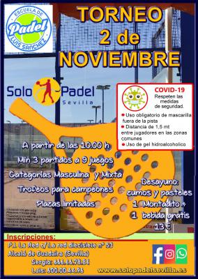 poster del torneo TORNEO DE PADEL