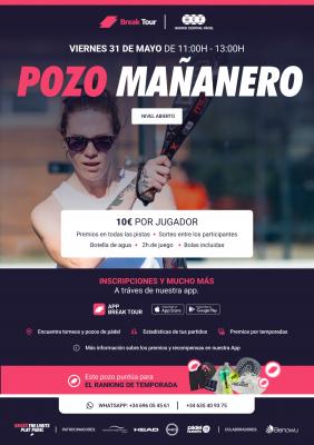 poster del torneo POZO MAÑÁNERO MADRID CENTRAL PADEL