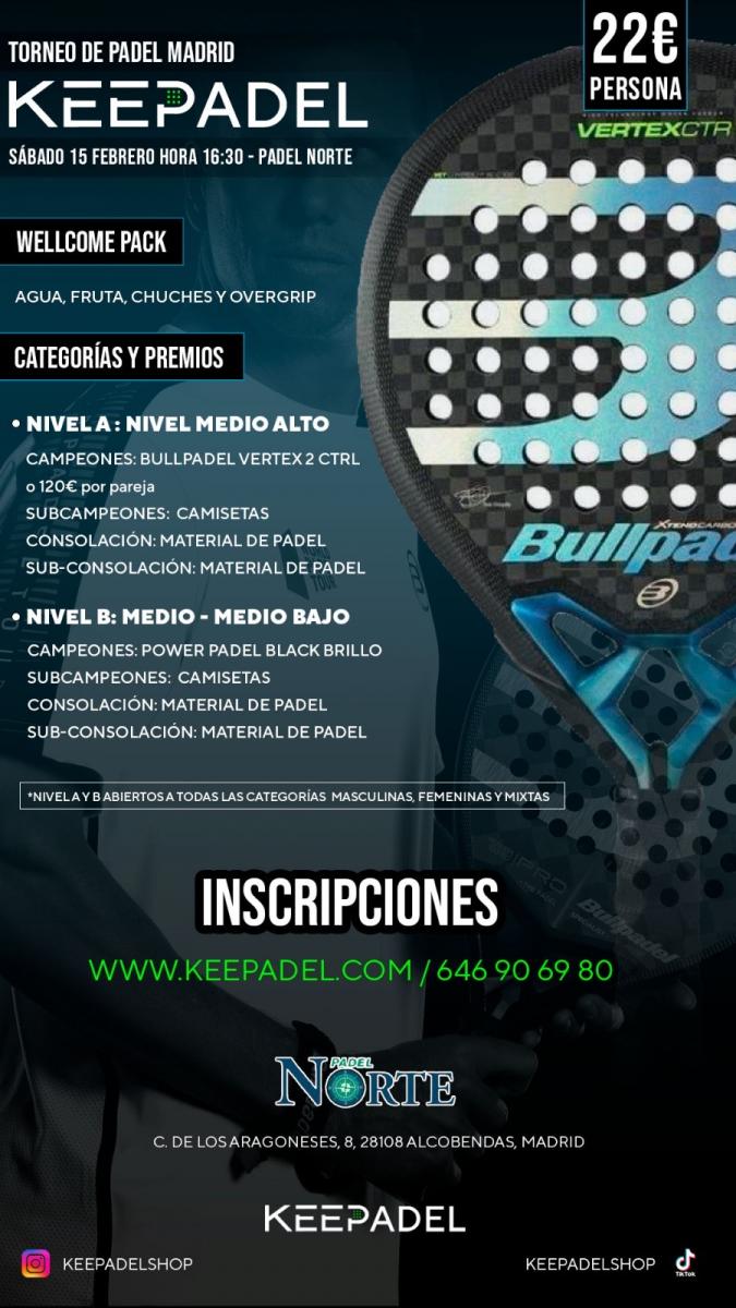 cartel del torneo