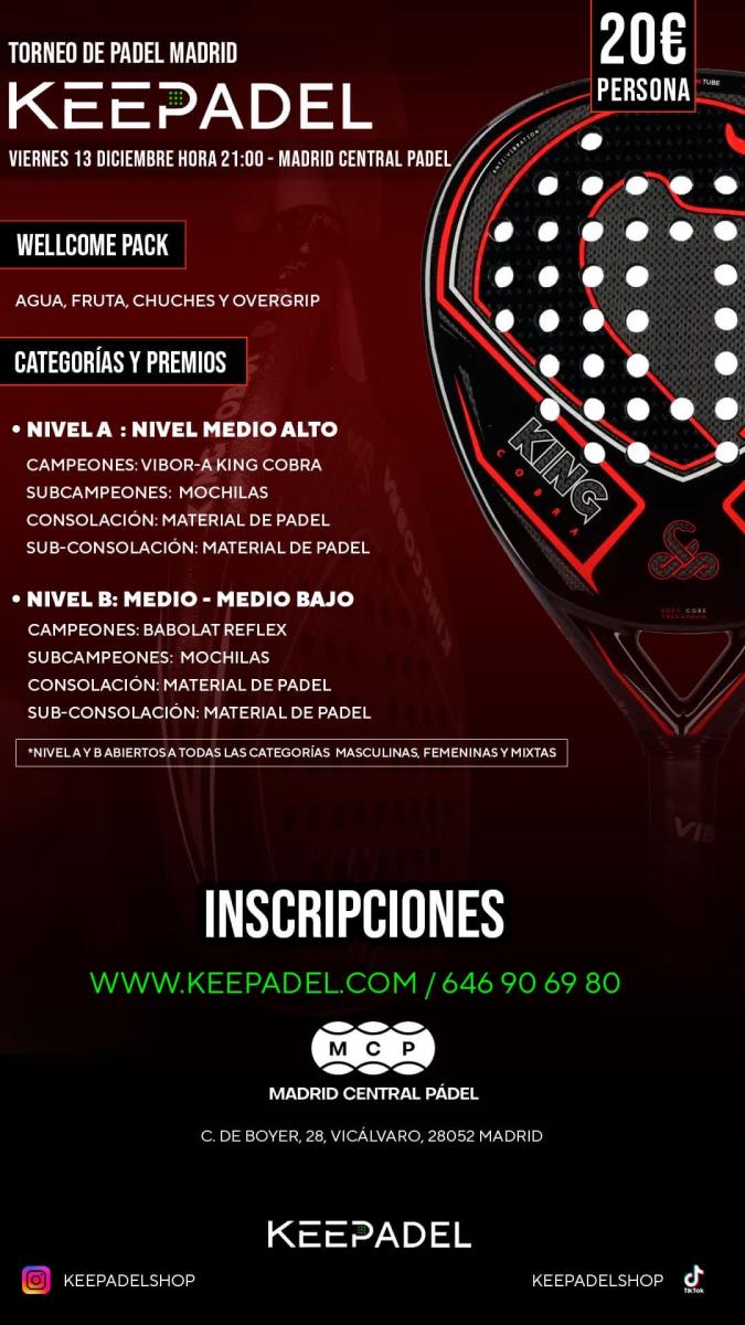 cartel del torneo