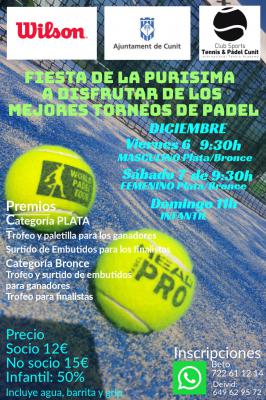 poster del torneo TORNEO PADELMANIAKOS 