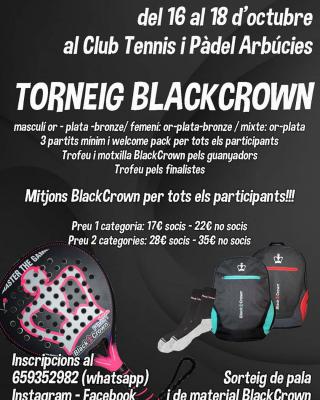 poster del torneo TORNEO BLACKCROWN