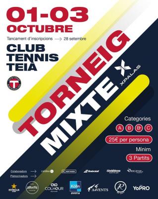 poster del torneo TORNEIG MIXTE