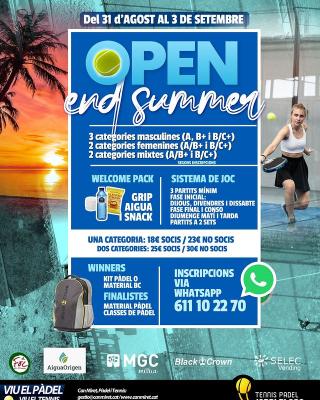 poster torneo TORNEO END SUMMER