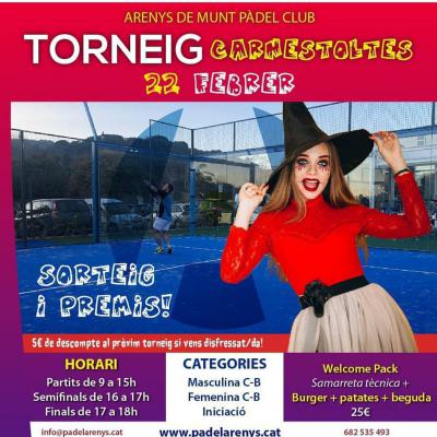 poster del torneo TORNEIG CARNESTOLTES
