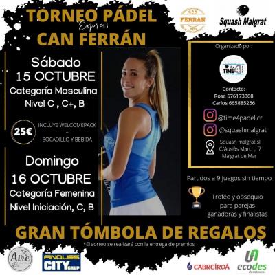poster torneo TORNEO EXPRESS CAN FERRAN