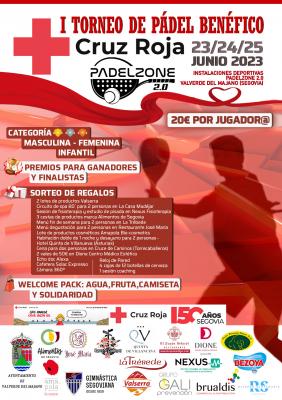 poster del torneo 1ER TORNEO PADEL CRUZ ROJA SEGOVIA