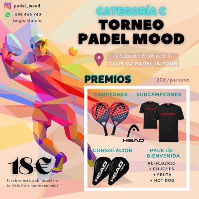 poster del torneo TORNEO PADEL MOOD