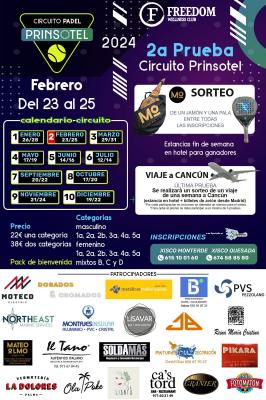 poster del torneo II PRUEBA CIRCUITO PRINOSTEL