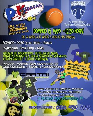 poster del torneo POZO PEKEDADAS