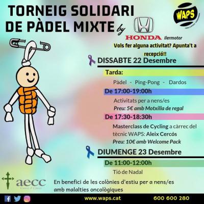 poster del torneo TORNEIG SOLIDARI MIXTE