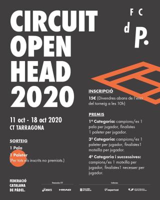 poster del torneo CIRCUIT OPEN HEAD 2020