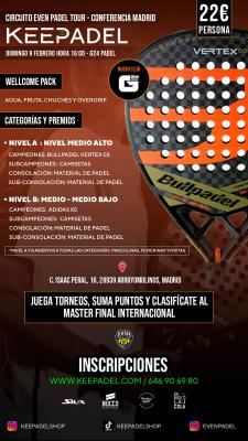 poster del torneo TORNEO KEEPADEL & G24