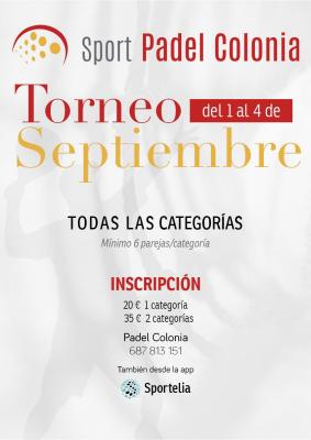 poster del torneo TORNEO SEPTIEMBRE