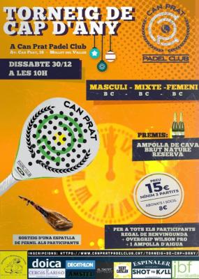 poster del torneo TORNEIG DE CAP D’ANY