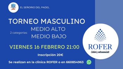 poster torneo TORNEO MASCULINO