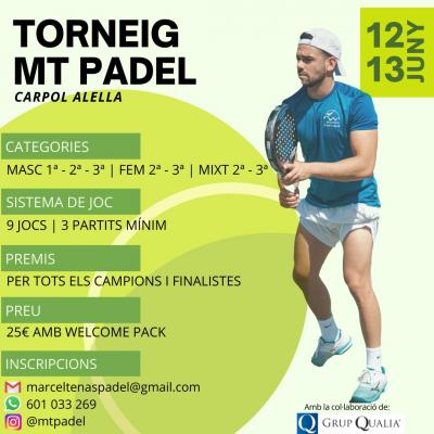 poster torneo 2N TORNEIG MT PADEL