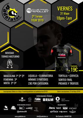 poster del torneo 2º TORNEO TOUR 2019