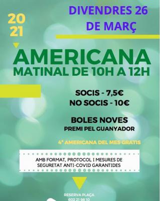 poster del torneo AMERICANA MATINAL