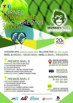 poster del torneo TORNEO MONKEY PADEL