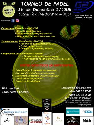 poster del torneo SHOWTIMEPADEL 18 DICIEMBRE