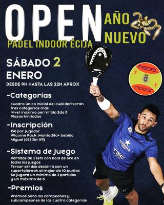 poster del torneo OPEN AÑO NUEVO