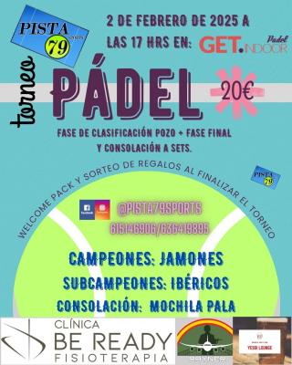 poster del torneo TORNEO DE PADEL P79