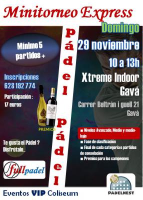 poster del torneo MINITORNEO COLISEUM