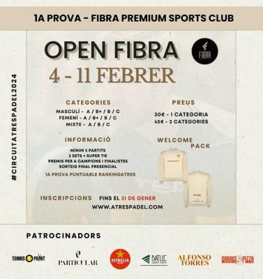 poster torneo 1ª PRUEBA CIRCUITO ATRESPADEL