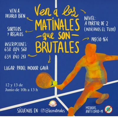 poster del torneo LAS MATINALES DE PÁDEL