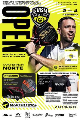 poster del torneo OPEN ASTURIAS EVEN PADEL