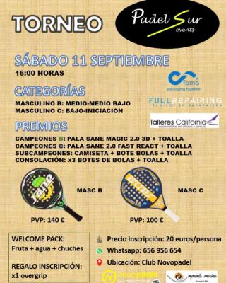 poster del torneo TORNEO PADEL SUR EVENTS