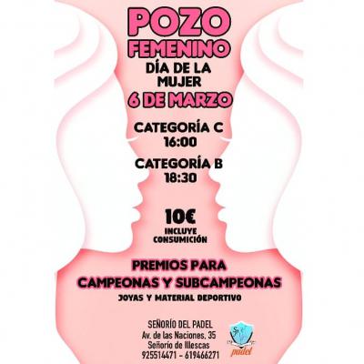 poster del torneo POZO FEMENINO DIA DE LA MUJER