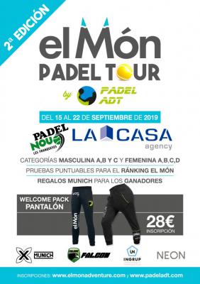 poster del torneo 4ª PRUEBA EL MÓN PADEL TOUR