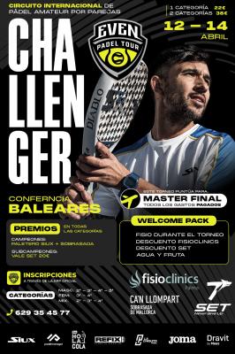 poster del torneo EVEN PADEL TOUR MALLORCA (1ER CHALLENGER ASNIMO)