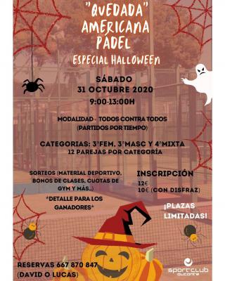 poster del torneo QUEDADA DE HALLOWEEN