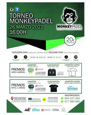 poster del torneo TORNEO MONKEY PADEL