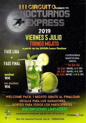 poster del torneo TORNEO MOJITO - CIRCUITO SUMMER TPI
