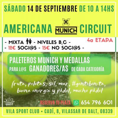 poster del torneo AMERICANA MIXTA MUNICH CIRCUIT