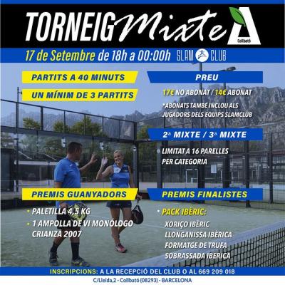 poster del torneo TORNEIG MIXTE
