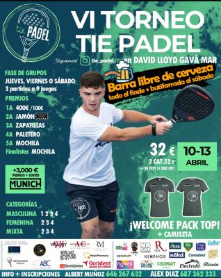 poster del torneo TIE PADEL