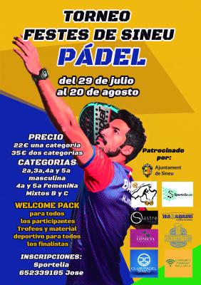 poster torneo TORNEO FESTES DE SINEU