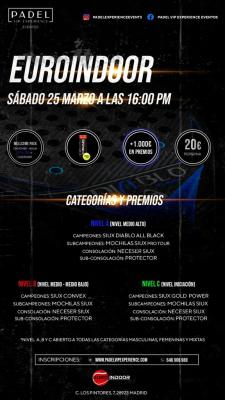 poster del torneo TORNEO SÁBADO 25 MARZO & EUROINDOOR (ALCORCÓN)