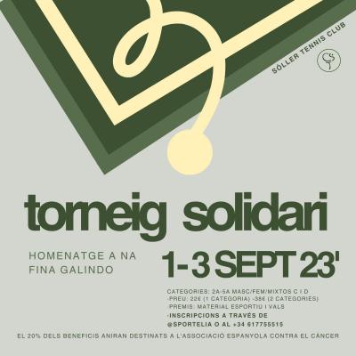 poster del torneo TORNEIG SOLIDARI SOLLER