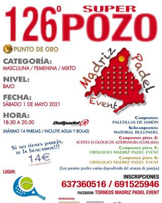 poster del torneo 126º SUPER POZO