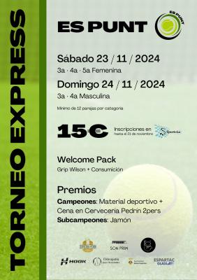 poster torneo TORNEO EXPRESS ESPUNT