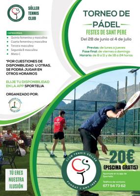 poster del torneo TORNEIG FESTES DE SANT PERE